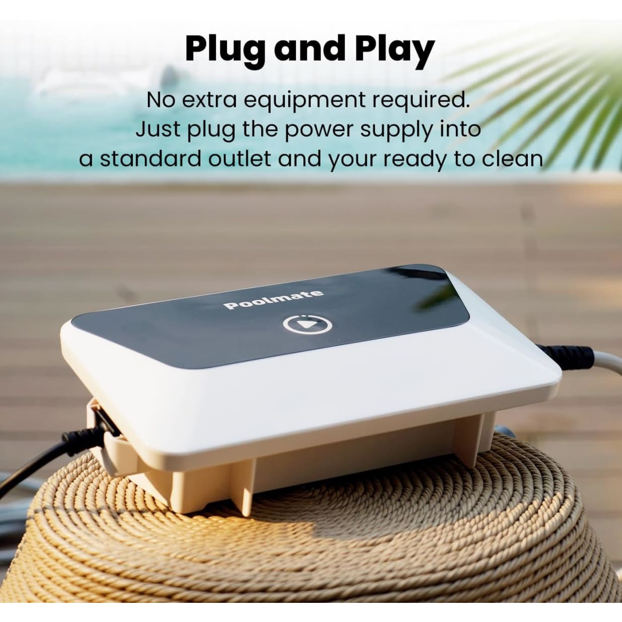 Hydro 4 Pool Robotic Pool Cleaner with WiFi, 50' Cord