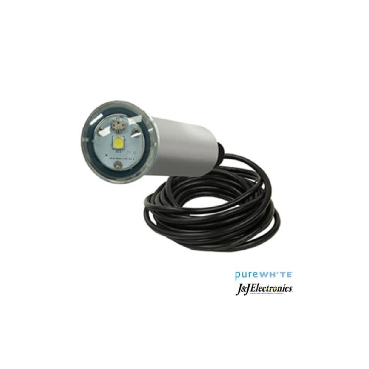 ColorSplash VU Nicheless RGB-W Series LED Pool and Spa Light Fixture, 20W 12V 150' Cord, LPL-R2CW-12-150