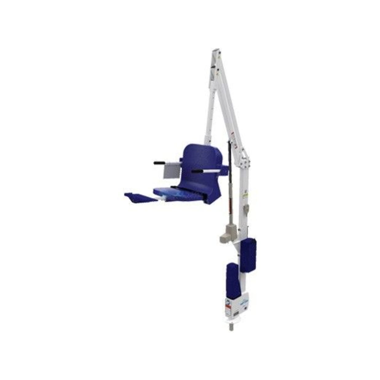 Neptune Pool Lift, No Anchor, White Powder Coat With White Seat, F-NPTN-W