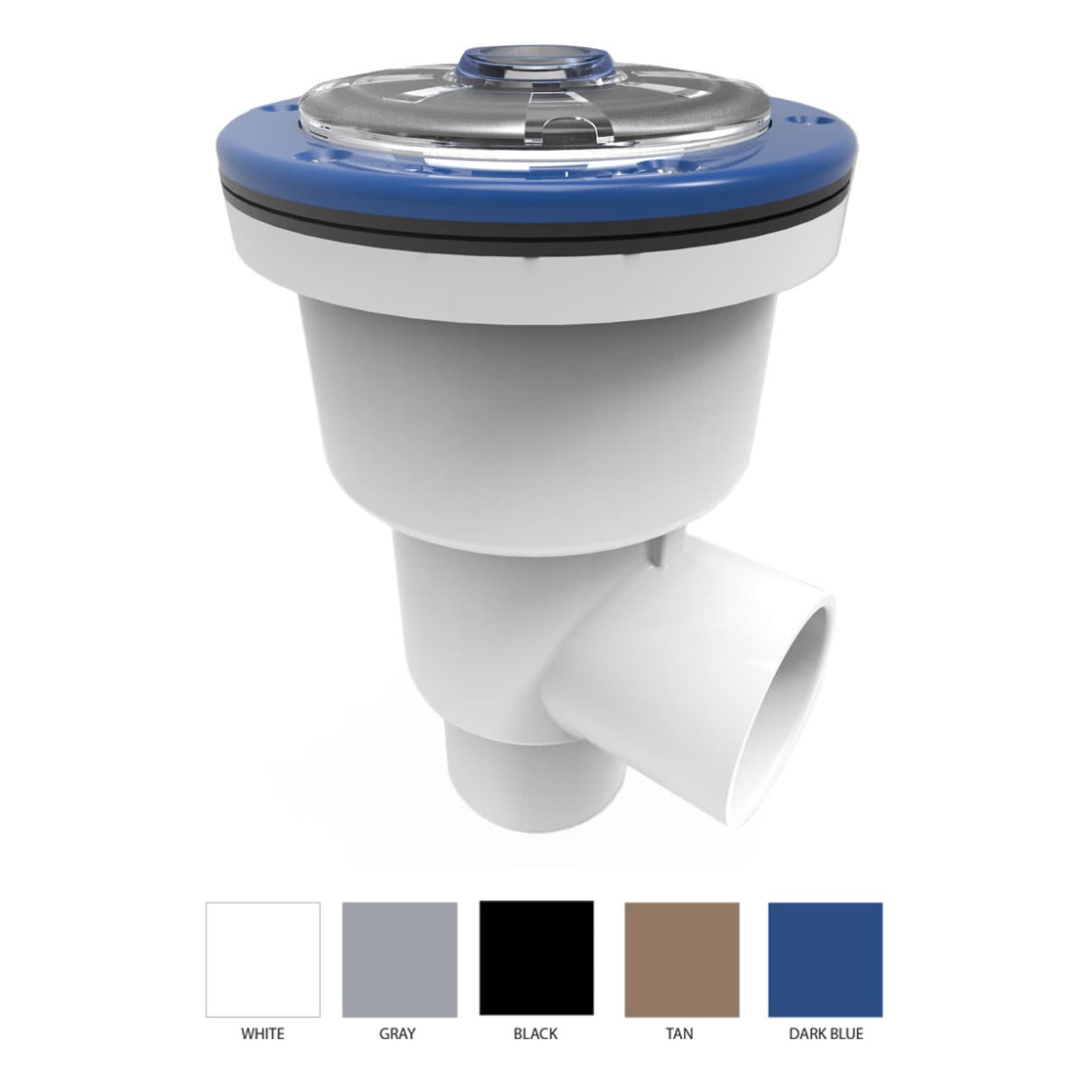 Brilliant Wonders 4" LED Bubbler Vinyl Body Kit, Dark Blue