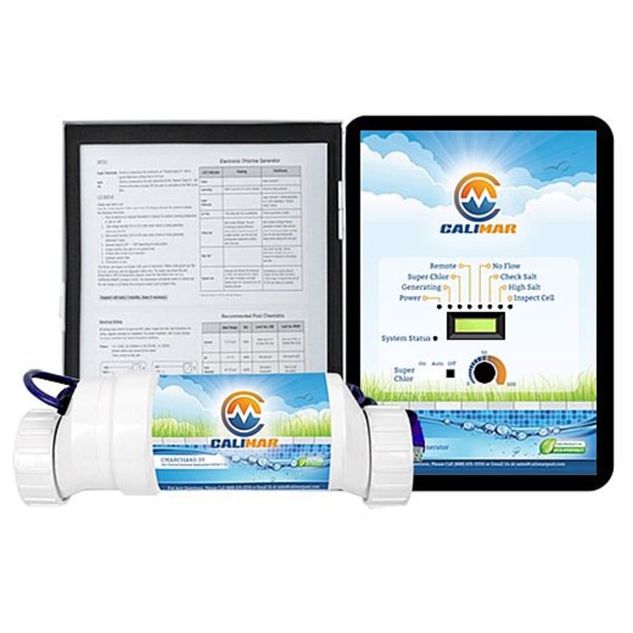 Salt Chlorinator System Complete, for Upto 60,000 Gallon Pools