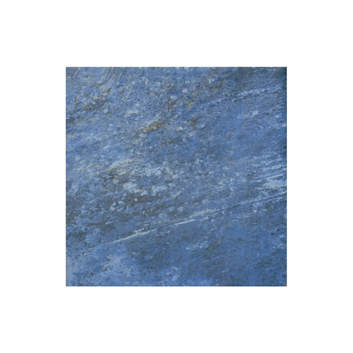 Gneiss 6" x 6" Bullnose Porcelain Pool Tile Lapis Blue, Each