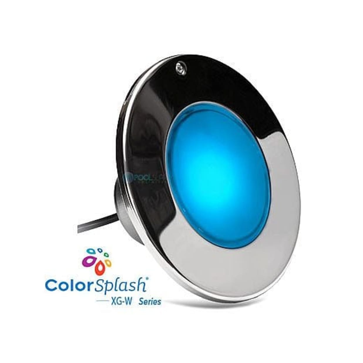 ColorSplash XG-W Series RGB + White LED Pool Light SwimQuip Version, 120V Equivalent to 500W 100' Cord, LPL-F2CW-120-100-PSQ