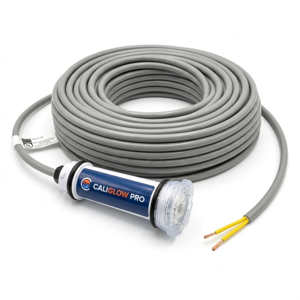 CaliGlow Pro P-Series Nicheless LED Color Changing Pool & Spa Light, 12V 50' Cord