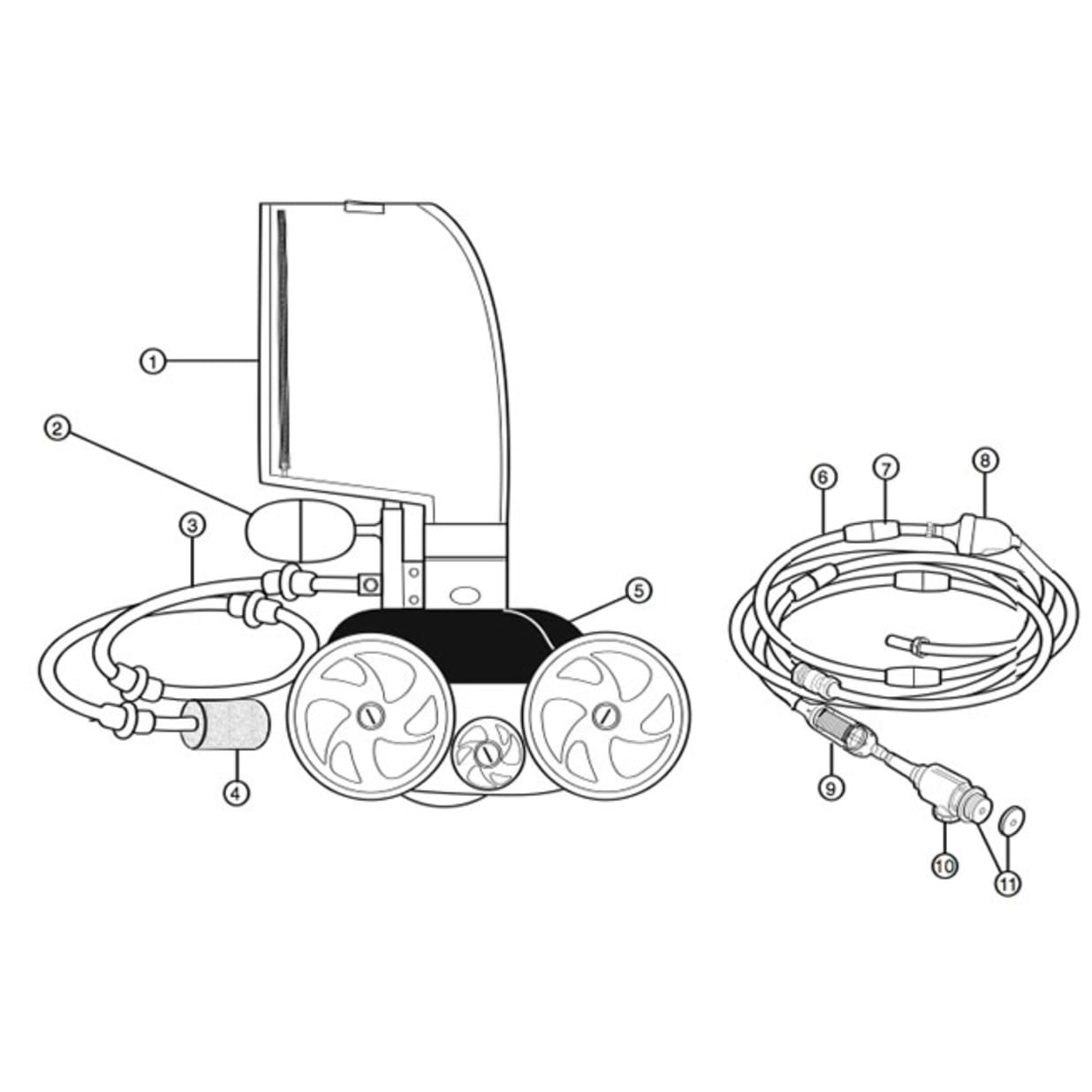 280 Pressure Side Automatic Pool Cleaner