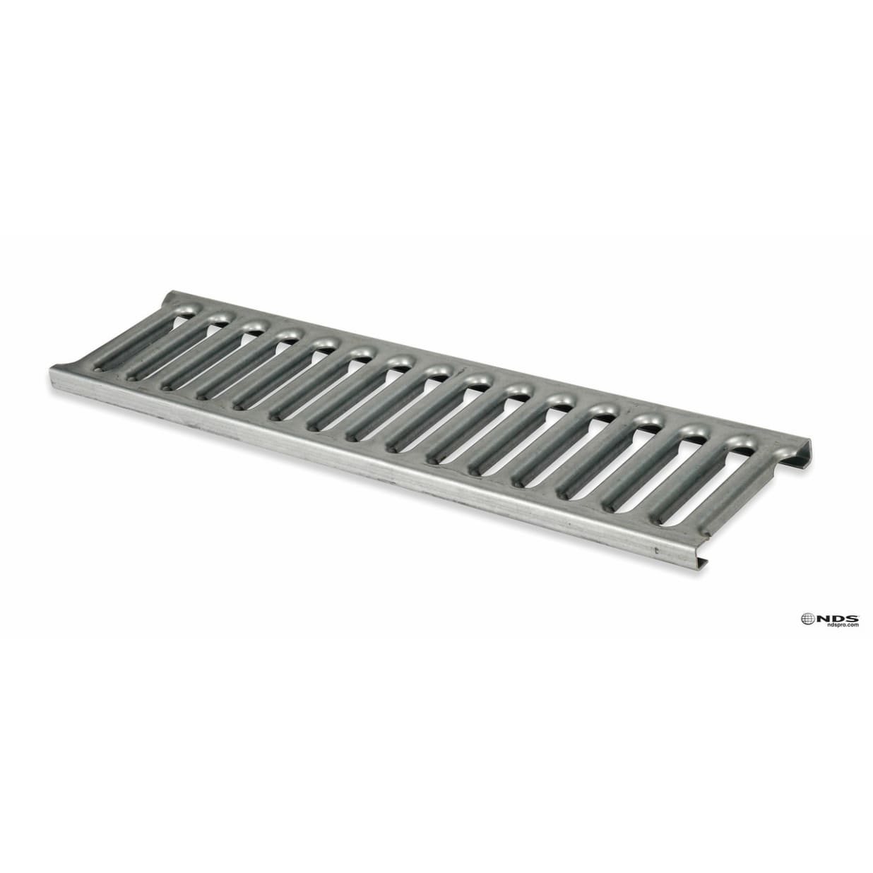 DS-221, Dura Slope 6" X 2' Galvanized Steel Channel Drain Grate