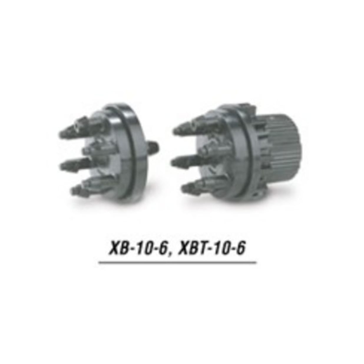 XB106  - Black Multi-Outlet Xeri-Bug™ With Barb Inlet And Outlet 1.0 Gph