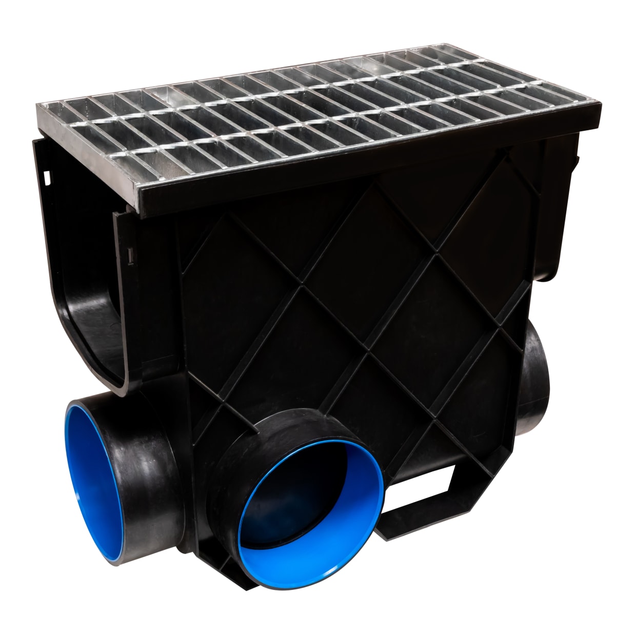 5" Deep Stainless Steel Grate Channel Drain Pit