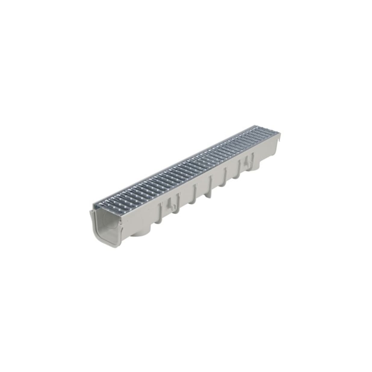 864GMTL, 5" Pro Series Channel Drain Kit with Metal Grate