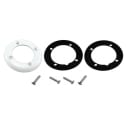 Replacement Hayward SPX1408B White Vinyl Inlet Fitting Face Plate with Screws and Gaskets