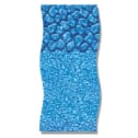 12'X18' Oval Boulder Swirl Overlap Liner, 48-52" Depth (HG)