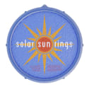 Solar Sun Rings Swimming Pool Solar Cover, Blue Sunburst, 5-Foot Diameter