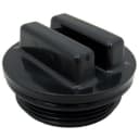 1-1/2" Plug w/ O-Ring, Black