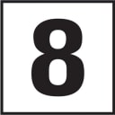 8 6x6 Tile, 4" Numbers, Non-Skid (Deck), Depth Marker