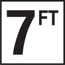 7 with FT 6x6 Tile, 4" Numbers, Non-Skid (Deck), Depth Marker