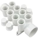 Manifold, 1.5" Slip x 1.5", (8) 3/4" Slip Ports