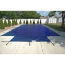 20'x40' Solid Safety Cover, Center End Step, Blue, 20 Yr. King Warranty