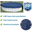 16' Solid, Round Winter Cover, 8 Yr. Warranty