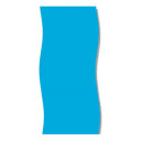 12'X23' Oval All Blue Overlap Liner, 48-52" Depth (SG)