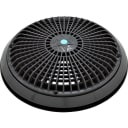 10" Universal Round Main Drain Cover with Universal Adapter Kit, Dark Gray