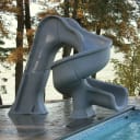 Tsunami Pool Slide, Grey