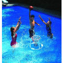 Super Hoops Floating Basketball Game with Ball