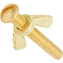 155 Bolt And Wing Nut; Brass