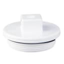 2" Plug with O-Ring White