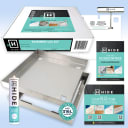 12" Hide Pool Deck Skimmer Lid Kit, 3/8" - 1/2" Material Depth (1 cm)