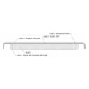 8' GX8 Diving Board, White