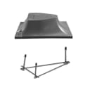 6' GX Diving Board With 3 Bolt Salt Friendly Base and Jig - Grey