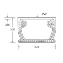 PVC Tee Fitting For Flowmaster Commercial Drain