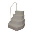 Aqua Staircase, King Staircase for Above Ground Pools,  Gray Granite