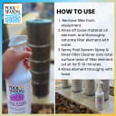 Filter Cleaner Spray N' Rinse – 1 Quart | Revives Old Pool Filters, Removes Dirt, Grime & Oils | Easy Spray-On Formula for Cartridge & DE Filters – No Soaking Required