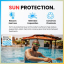 Liquid Solar Pool Cover - Reduces Heat Loss, Minimizes Evaporation & Conserves Water