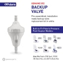 Genuine OEM Back-up Valve, Complete - White (180,280,380,3900)