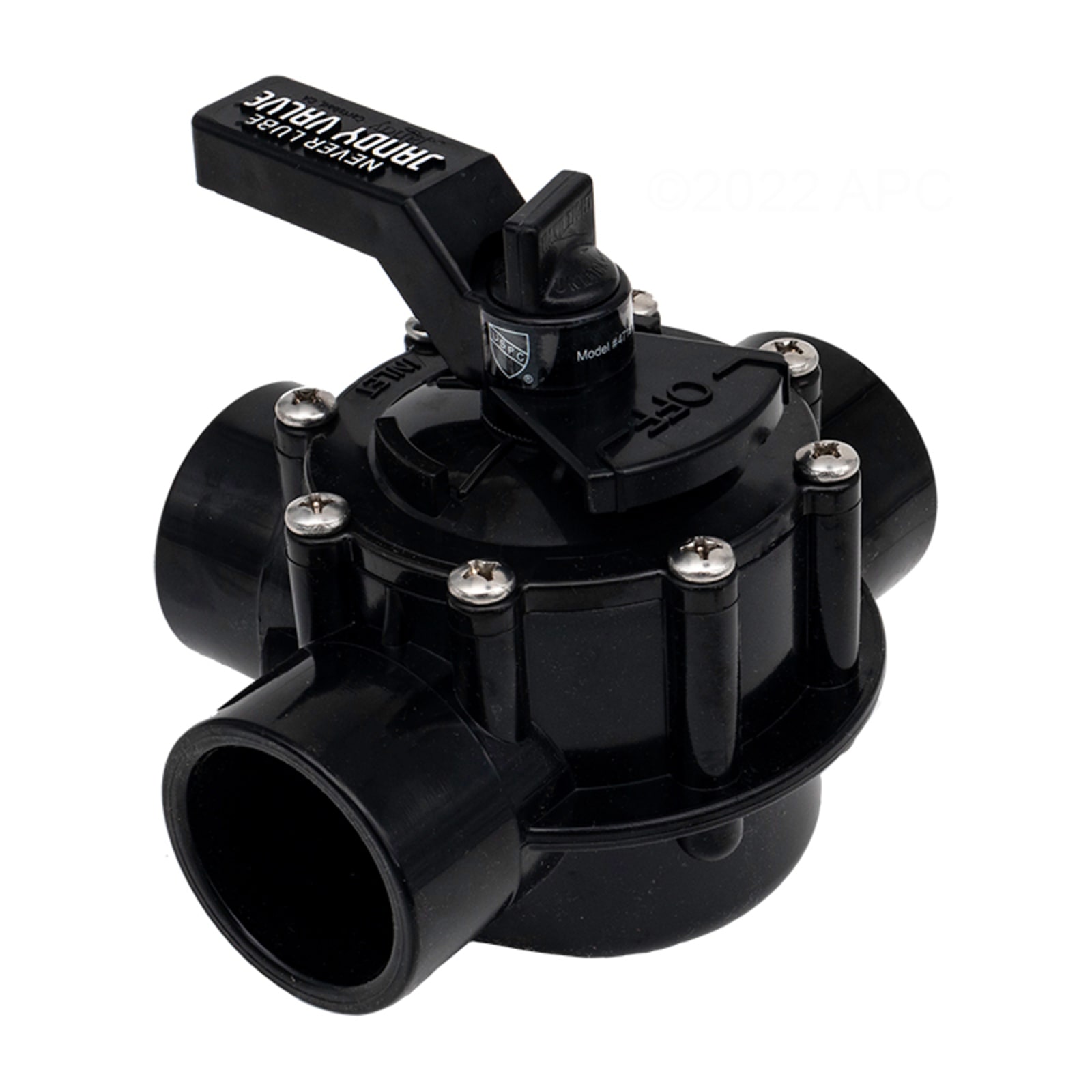 YU36 Jandy 4717 - Never Lube Valve 3 Port 2 in to 2 1/2 in – Pool Geek