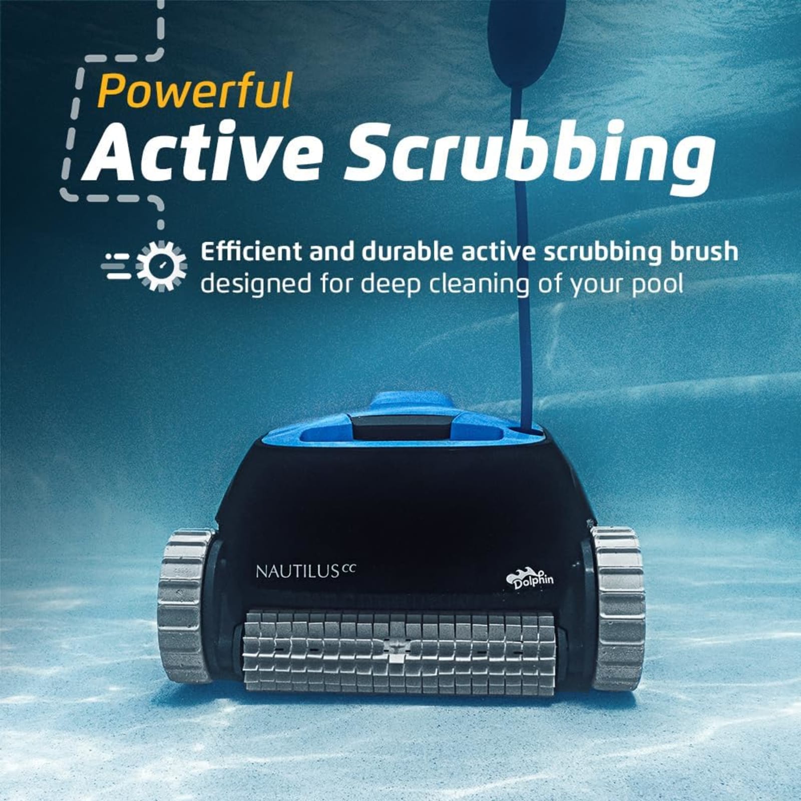 Maytronics Dolphin Nautilus CC CleverClean Robotic Pool Cleaner