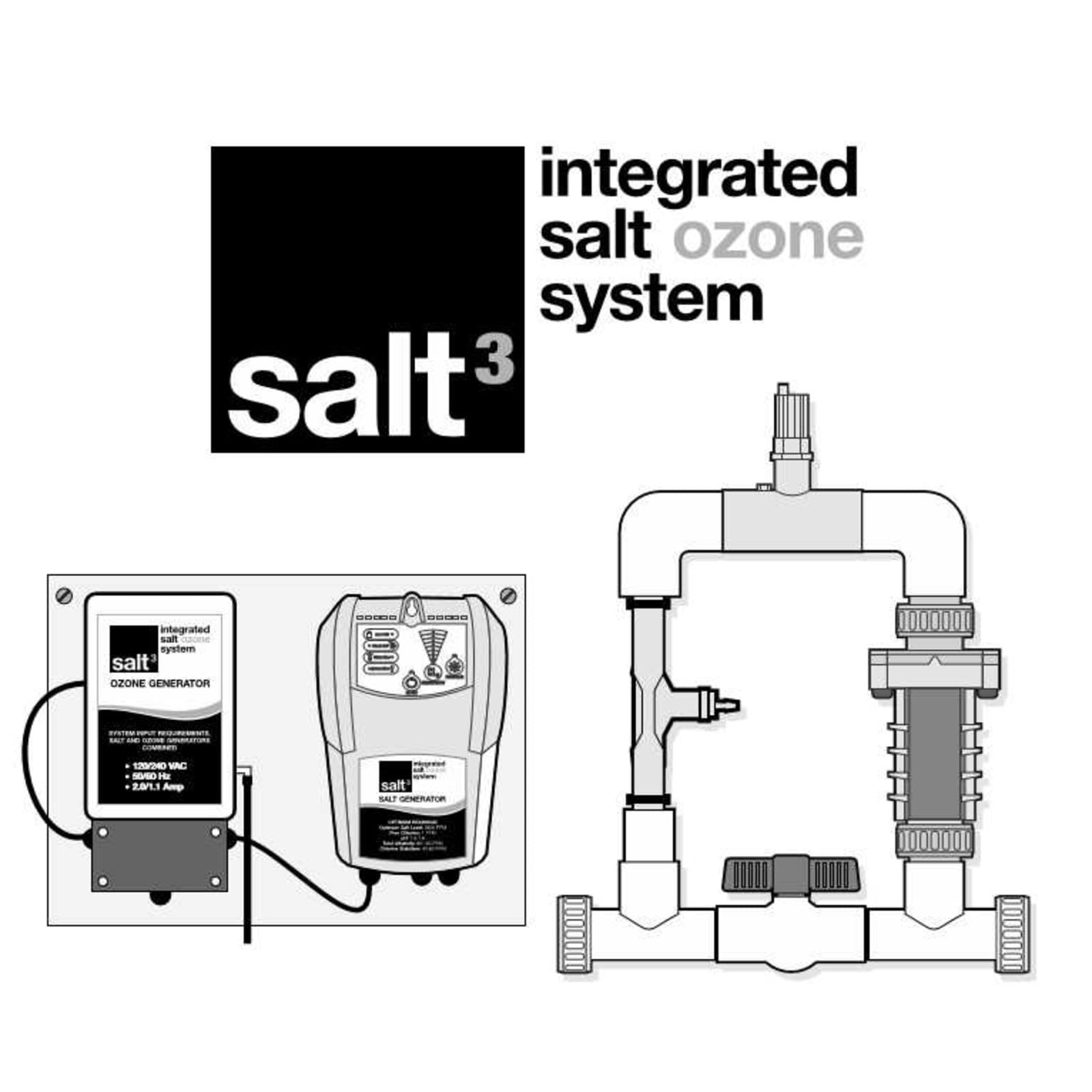 Solaxx SALT340A | Salt3 Salt Ozone System for Enhanced Pool Water