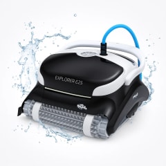 Dolphin Explorer E25 Wi-Fi Robotic Pool Cleaner – Automatic Vacuum with Wall Climbing & Scrubbing for In-Ground Pools up to 50ft