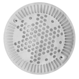 8" White Machined VGB Drain Cover - White