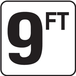 9 with FT 6x6 Stick-On, 4" Numbers, Vinyl