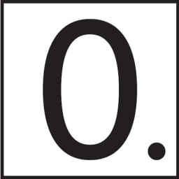 0. 8x8 Tile, 6" Numbers, Non-Skid (Deck), Depth Marker