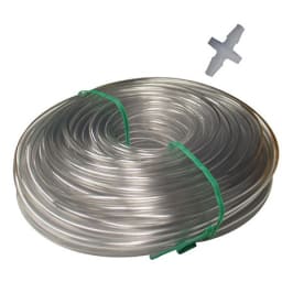 1/8" ID Vinyl Air Tubing w/ Coupler - 75' Roll