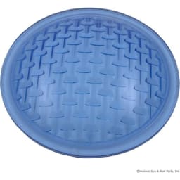 8-3/8" Diameter Medium Blue Tempered Lens