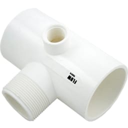 2"SLIPxSLIP x 1-1/2"NPT Diverter Tee