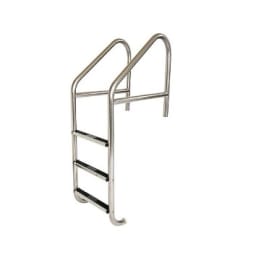 24" Crossbrace Commercial Ladder, 3-Tread (Marine Grade)
