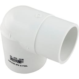 90 Degree PVC Elbow, 2" SPGxSLIP