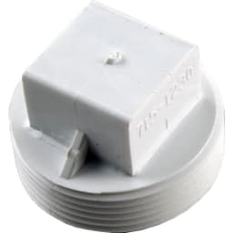 2" MPT Square Plug