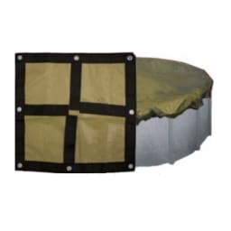 15' Soild, Round Winter Cover, 20 Yr. Emperor Warranty